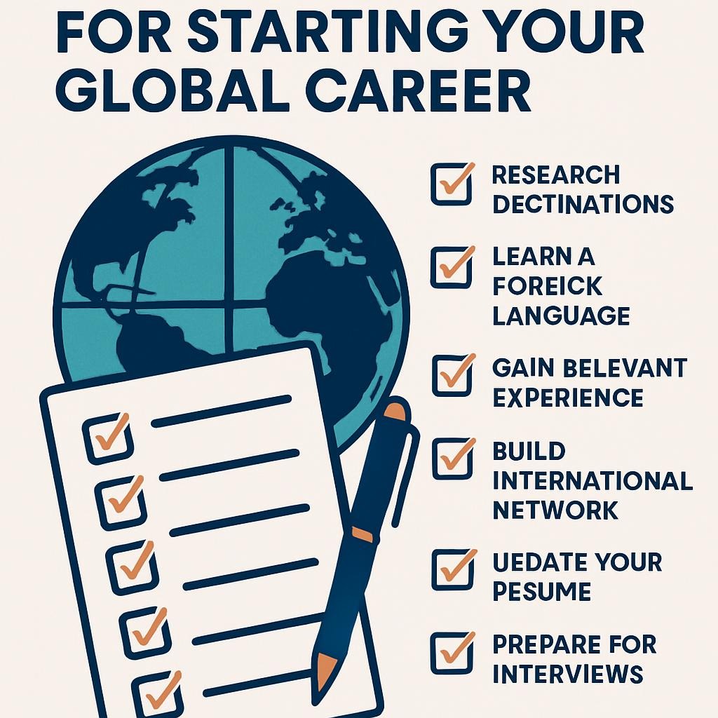 The Ultimate Checklist for Starting Your Global Career